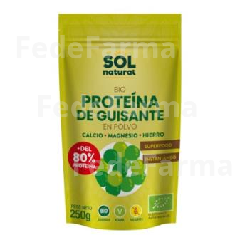 PROTEINA DE GUISANTE 250GR. BIO SOLNATURAL