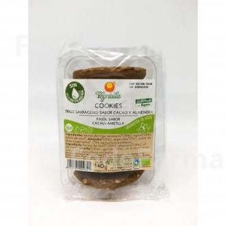 GALLETAS TRIGO SARRACENO CACAO Y ALMENDRA 140G BIO VEGETALIA