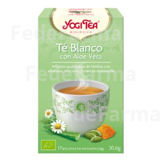 YOGI TEA TE BLANCO CON ALOE VERA 17INFUSIONES YOGI TEA