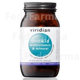 VIRIKID MULTIVIT Y MINERALES 90CAP.VEG. VIRIDIAN