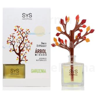 AMBIENTADOR SYS DIFUSOR ARBOL GARDENIA 90ML. SYS
