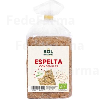 CRACKERS DE ESPELTA SEMILLAS 200GR. SOLNATURAL