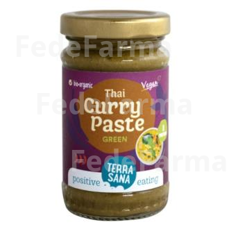 PASTA DE CURRY VERDE TAILANDESA 120GR. BIO VEGAN TERRASANA