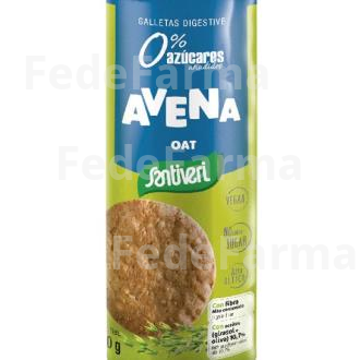 GALLETAS DIGESTIVE AVENA 0% AZUCARES 190GR. SANTIVERI