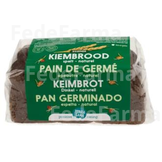 PAN DE ESPELTA GERMINADO 400GR. VEGAN. TERRASANA