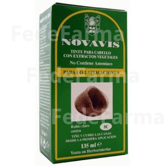 TINTE NOVAVIS 8C RUBIO CLARO CENIZA 120ML. NOVAVIS