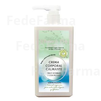 CREMA CORPORAL CALMANTE PARA PIELES SENSIBLES 1L. SHOVADE