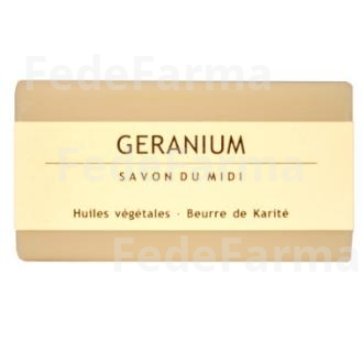 JABON EN PASTILLA DE GERANIO 100GR. BIO SAVON DU MIDI
