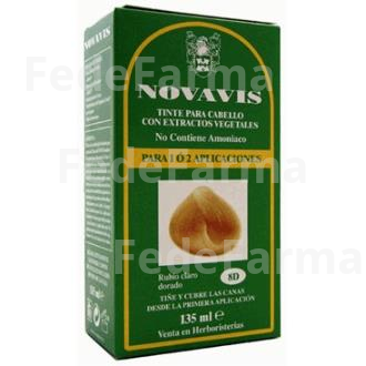 TINTE NOVAVIS 8D RUBIO CLARO DORADO 120ML. NOVAVIS
