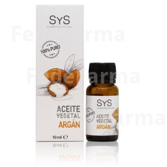ARGAN ACEITE VEGETAL PURO 10ML. SYS