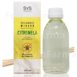 RECAMBIO MIKADO CITRONELA 200ML. SYS