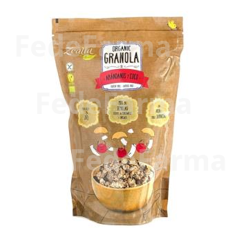 GRANOLA DE ARANDANOS Y COCO 300GR. BIO SG VEGAN ZEALIA