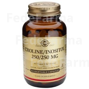 COLINA INOSITOL 250/250MG. 50CAP SOLGAR