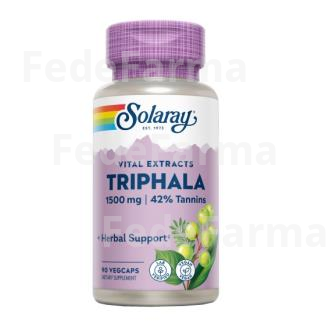 TRIPHALA 500MG. 90CAP. SOLARAY