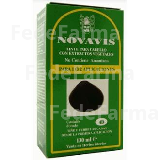 TINTE NOVAVIS 4D CASTANO DORADO 120ML. NOVAVIS