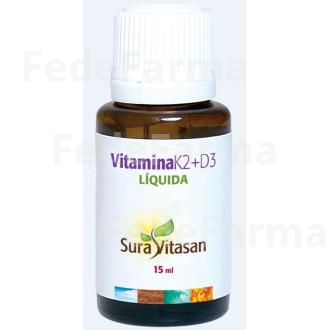 VITAMINA K2 + D3 15ML. SURA VITASAN