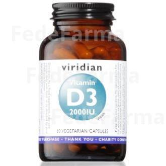 VITAMINA D3 2000IU VEGANA 60CAP.VEG. VIRIDIAN