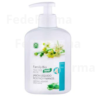 JABON ARBOL DEL TE ROSTRO Y MANOS 250ML. SANTIVERI