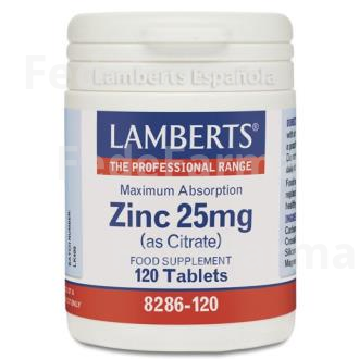 ZINC 25MG. 120COMP LAMBERTS