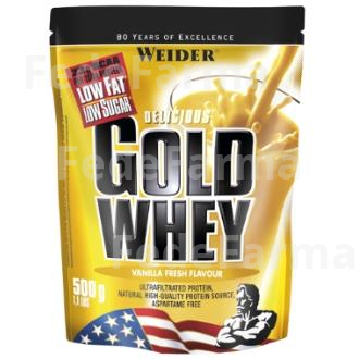 WEIDER GOLD WHEY VAINILLA 500GR. WEIDER