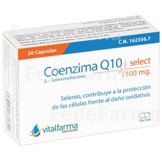 COENZIMA Q10 SELECT 100MG. 30CAP. VITALFARMA