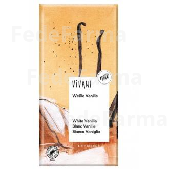 CHOCOLATE BLANCO CON VAINILLA BOURBON 80GR. BIO  VIVANI