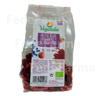 MIX FRUTOS ROJOS LIOFILIZADOS Y DESHIDRATADOS 80G VEGETALIA