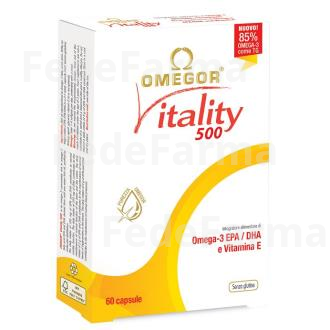 OMEGOR VITALITY 500 60CAP. UGA NUTRACEUTICALS