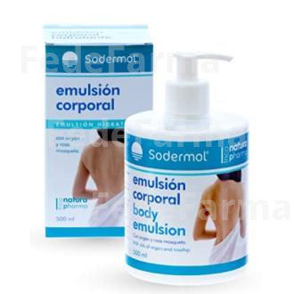 SODERMOL EMULSION HIDRAT ROSA MOSQUETA-ARGAN 500ML TRICONATURA