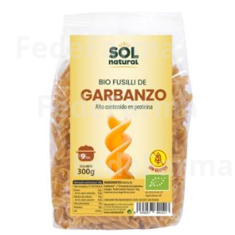 FUSILLI GARBANZOS 300GR. SOLNATURAL