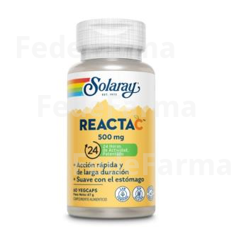REACTA-C 500MG. (ESTER C) 60CAP. SOLARAY