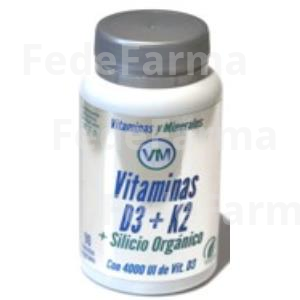 VITAMINA D3 + K2 + SILICIO 90CAP. YNSADIET