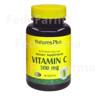 VIT. C 500MG + ESCARAMUJO (ACCION RETARD.) 90COMP NATURES PLUS