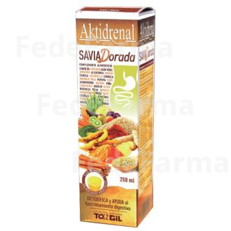 AKTIDRENAL SAVIA DORADA 250ML. LINEABEL TONGIL