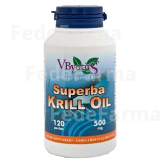 SUPERBA KRILL OIL (ACEITE DE KRILL)120PERLAS VBYOTICS