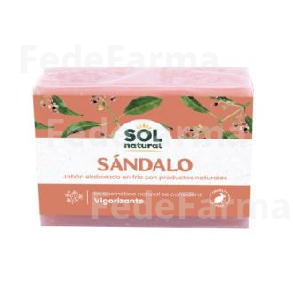 JABON EN PASTILLA  DE SANDALO CALMANTE 100GR. SOLNATURAL