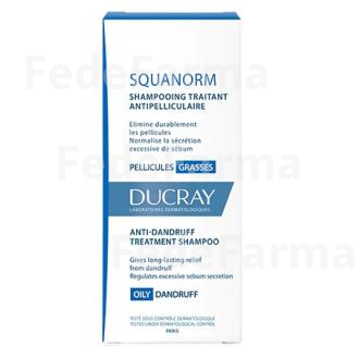 SQUANORM CHAMPU TRATANTE CASPA GRASA 200ML. DUCRAY