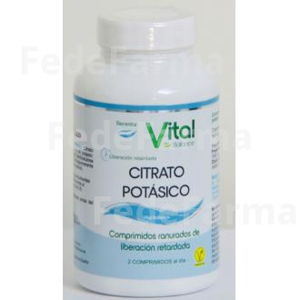 CITRATO DE POTASIO 100COMP. VITAL BALLANCE