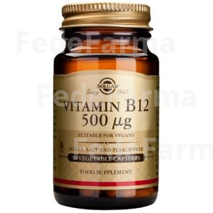 VITAMINA B12 (CIANOCOBALAMINA) 500MCG 50CAP SOLGAR