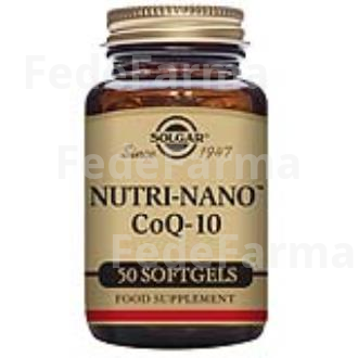 NUTRI-NANO COENZIMA Q10 3.1X 50CAP. SOLGAR
