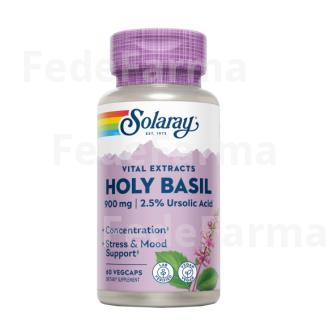 HOLLY BASIL 450MG. 60CAP. SOLARAY