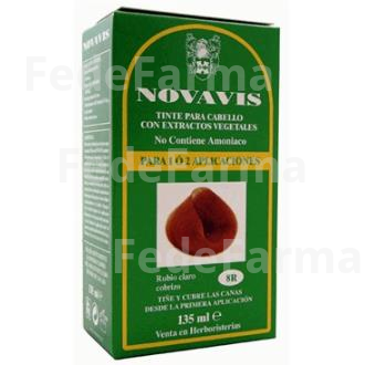 TINTE NOVAVIS 8R RUBIO CLARO COBRIZO 120ML. NOVAVIS