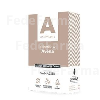 JABON GLICERINA AVENA 100GR. SANASUR