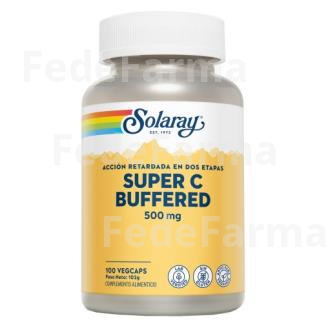 SUPER C BUFFERED 100CAP. SOLARAY