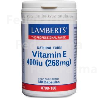 VITAMINA E 400UI 180CAP. LAMBERTS