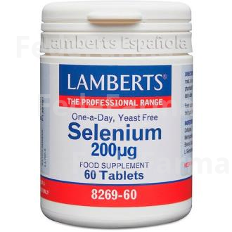 SELENIO 200 MCG. (COMO SELENO-L-METIONINA) 60COMP. LAMBERTS