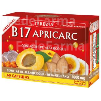 B17 APRICARC CON AC. SEMILLAS DE ALBARICOQUE 60CAP TEREZIA