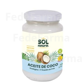 ACEITE DE COCO VIRGEN EXTRA 370ML. BIO SOLNATURAL
