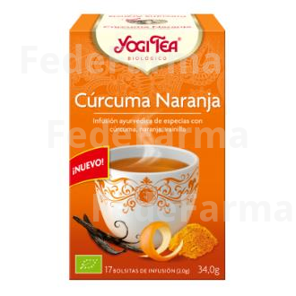 YOGI TEA CURCUMA NARANJA 17INFUSIONES YOGI TEA