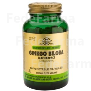 GINKGO BILOBA-HOJA-60VEGICAPS SOLGAR